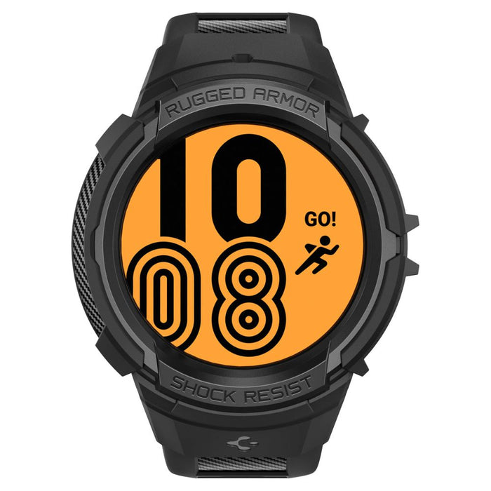Spigen Rugged Armor Pro Case with Strap for Samsung Galaxy Watch 5 Pro (45mm) - Black - Cell phone cases