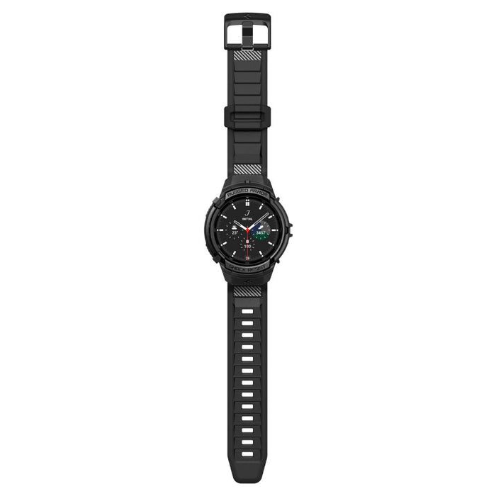 Spigen Rugged Armor Pro Case with Strap for Samsung Galaxy Watch 6 Classic (47mm) - Black - Cell phone cases