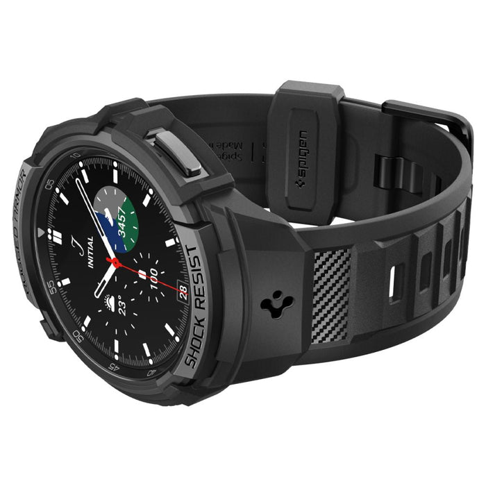 Spigen Rugged Armor Pro Case with Strap for Samsung Galaxy Watch 6 Classic (47mm) - Black - Cell phone cases
