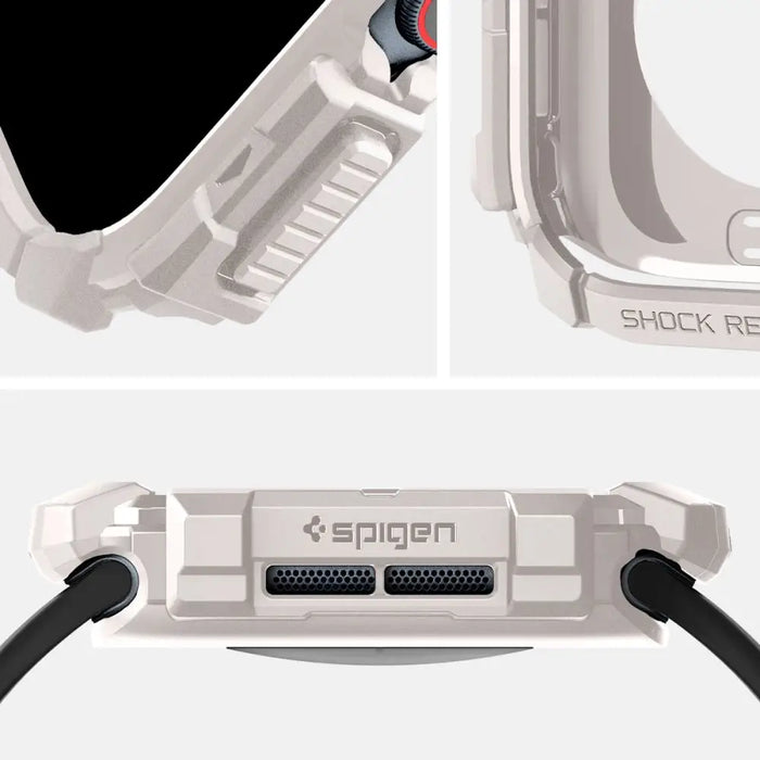 Spigen Rugged Armor Strap for Apple Watch 10 46mm - Beige - Other cell phone equipment<<<HurtelXML