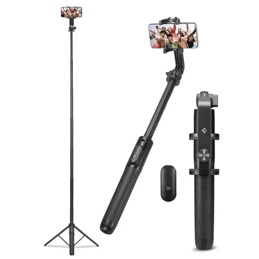 Spigen S560W Bluetooth Selfie Stick with Tripod - Black - Photo accessories<<<HurtelXML
