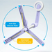 Spigen S571W MagSafe Bluetooth Selfie Stick with Tripod - Purple - *Temporary category<<<HurtelXML
