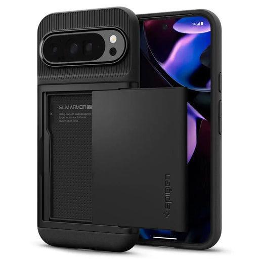 Spigen Slim Armor CS Case for Google Pixel 9 Pro XL - Black - Cell phone cases and covers<<<HurtelXML