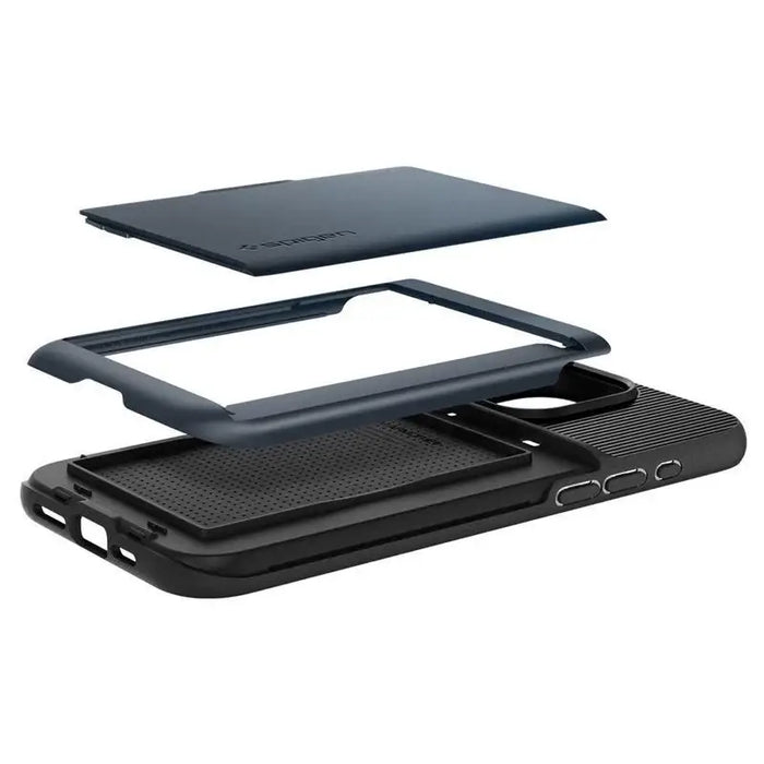 Spigen Slim Armor CS Case for iPhone 15 Pro Max - Blue - Cell phone cases and covers<<<HurtelXML