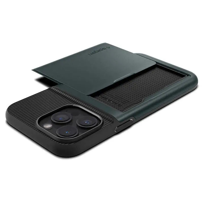 Spigen Slim Armor CS iPhone 15 Pro Case - Dark Green - Cell phone cases and covers<<<HurtelXML