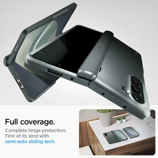 Spigen Slim Armor Pro Case for Samsung Galaxy Z Fold 5 - Dark Green - Cell phone cases and covers<<<HurtelXML