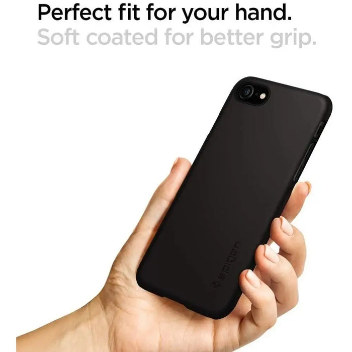 Spigen Thin Fit Case for iPhone 7 / 8 / SE 2020 / 2022 - Black - Cell phone cases and covers<<<HurtelXML