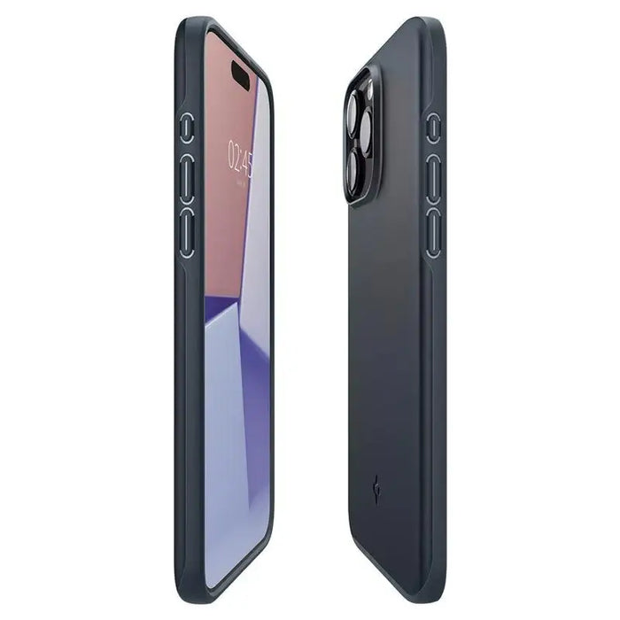 Spigen Thin Fit iPhone 15 Pro Case - Navy Blue - Cell phone cases and covers<<<HurtelXML
