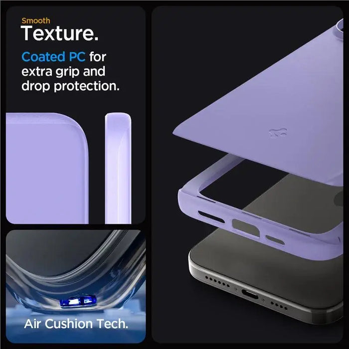 Spigen Thin Fit iPhone 15 Pro Max Case - Purple - Cell phone cases and covers<<<HurtelXML