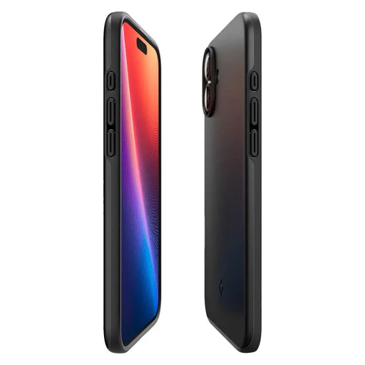 Spigen Thin Fit Mag Case with MagSafe for iPhone 16 - Black - Cell phone cases and covers<<<HurtelXML