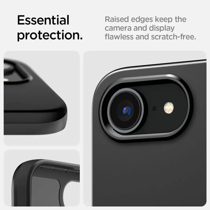 Spigen Thin Fit Mag iPhone 16e Case - Black - Cell phone cases and covers<<<HurtelXML