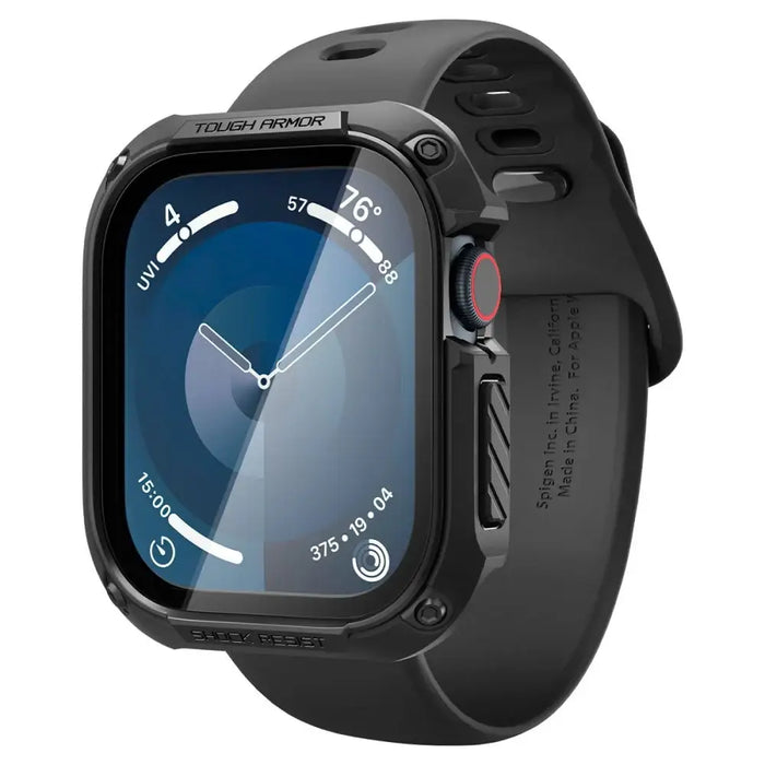 Spigen Tough Armor Case for Apple Watch 10 46mm - Black - Cell phone cases and covers<<<HurtelXML