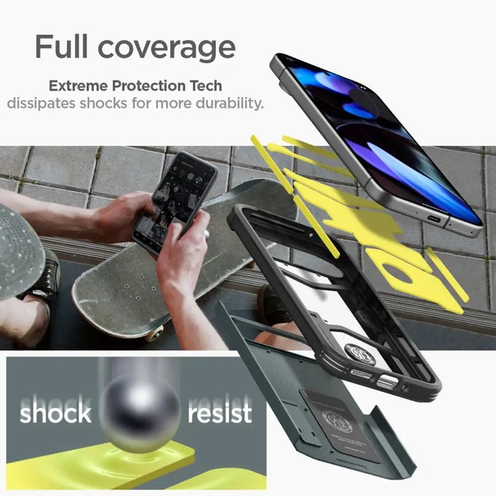 Spigen Tough Armor Case for Google Pixel 9 / 9 Pro - Green - Cell phone cases and covers<<<HurtelXML