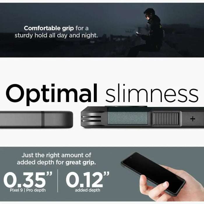 Spigen Tough Armor Case for Google Pixel 9 / 9 Pro - Green - Cell phone cases and covers<<<HurtelXML