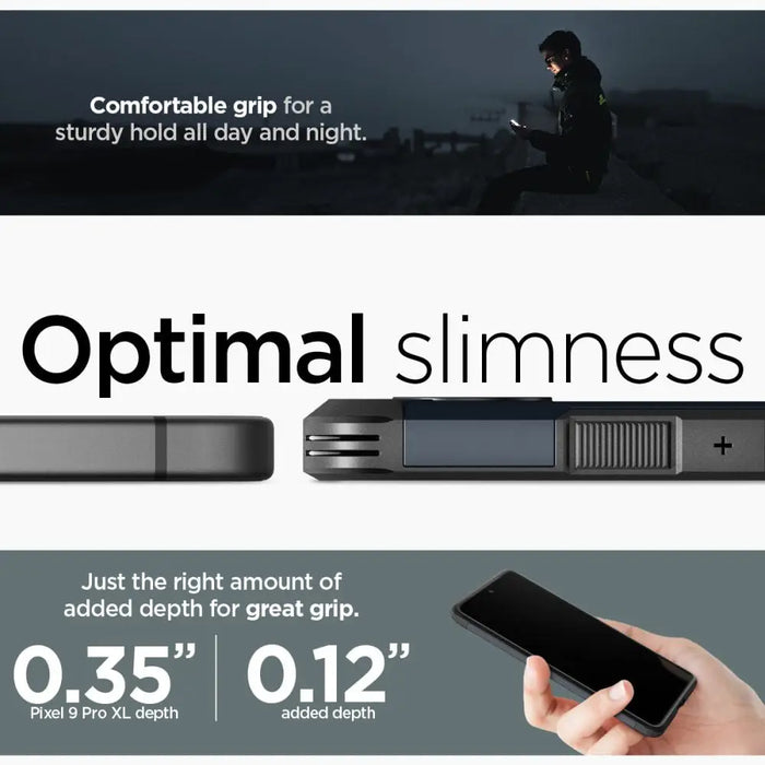 Spigen Tough Armor case for Google Pixel 9 Pro XL - graphite - Cell phone cases and covers<<<HurtelXML