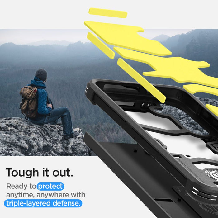 Spigen Tough Armor Case for Samsung Galaxy S24+ - Black - Cell phone cases and covers<<<HurtelXML