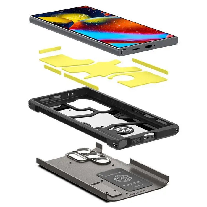 Spigen Tough Armor Case for Samsung Galaxy S24 Ultra - Metallic Gray - Cell phone cases and covers<<<HurtelXML