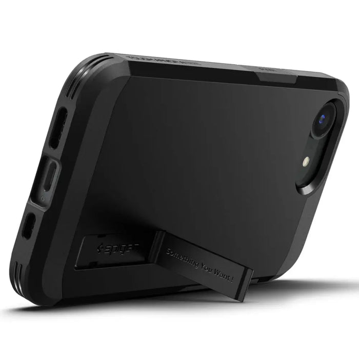 Spigen Tough Armor Case with MagSafe for iPhone 16e with Stand - Black - Cell phone cases and covers<<<HurtelXML
