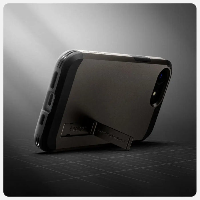Spigen Tough Armor Case with MagSafe for iPhone 16e with Stand - Gray - Cell phone cases and covers<<<HurtelXML