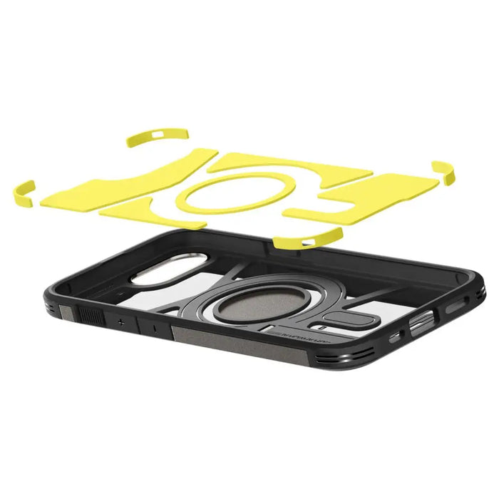 Spigen Tough Armor Case with MagSafe for iPhone 16e with Stand - Gray - Cell phone cases and covers<<<HurtelXML