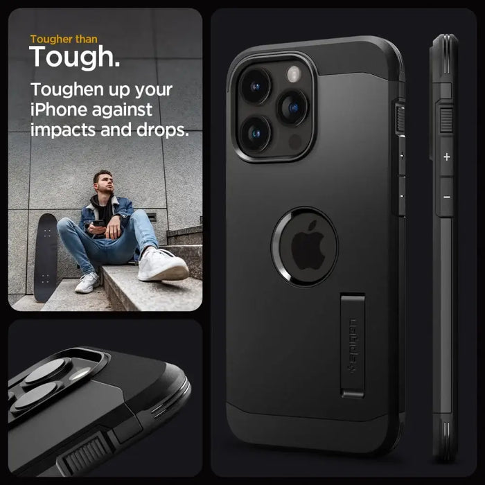 Spigen Tough Armor MagSafe case for iPhone 15 Pro - black - Cell phone cases and covers<<<HurtelXML