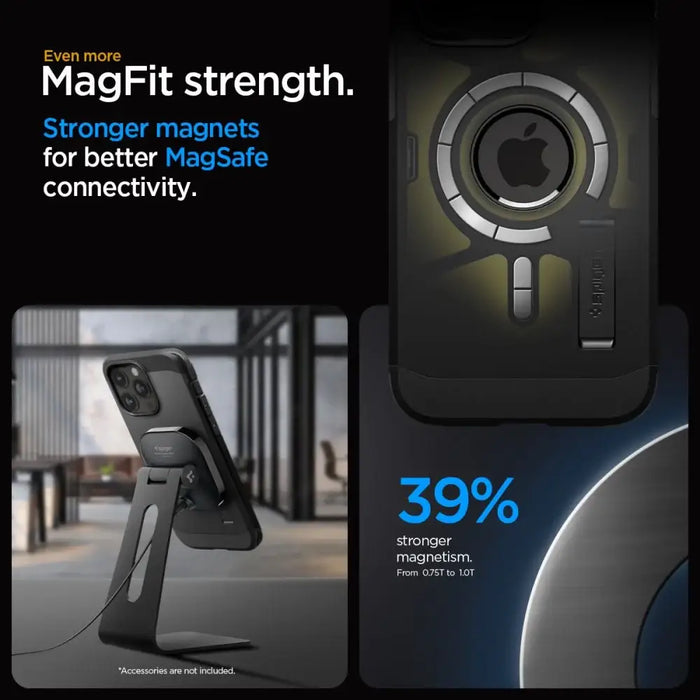 Spigen Tough Armor MagSafe case for iPhone 15 Pro - black - Cell phone cases and covers<<<HurtelXML