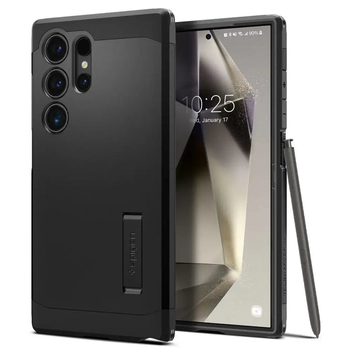 Spigen Tough Armor MagSafe case for Samsung Galaxy S24 Ultra - black - Cell phone cases and covers<<<HurtelXML