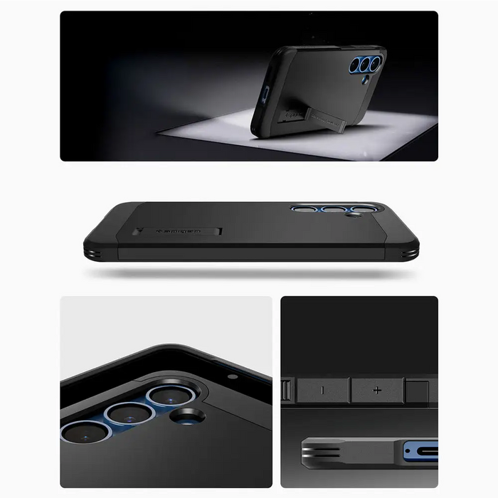 Spigen Tough Armor MagSafe case for Samsung Galaxy S25 - black - Cell phone cases and covers<<<HurtelXML