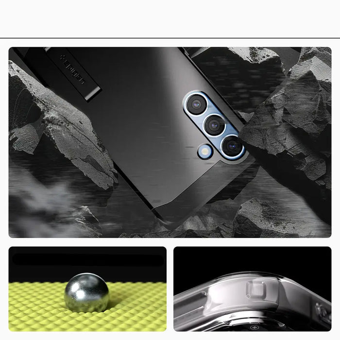 Spigen Tough Armor MagSafe case for Samsung Galaxy S25 - black - Cell phone cases and covers<<<HurtelXML