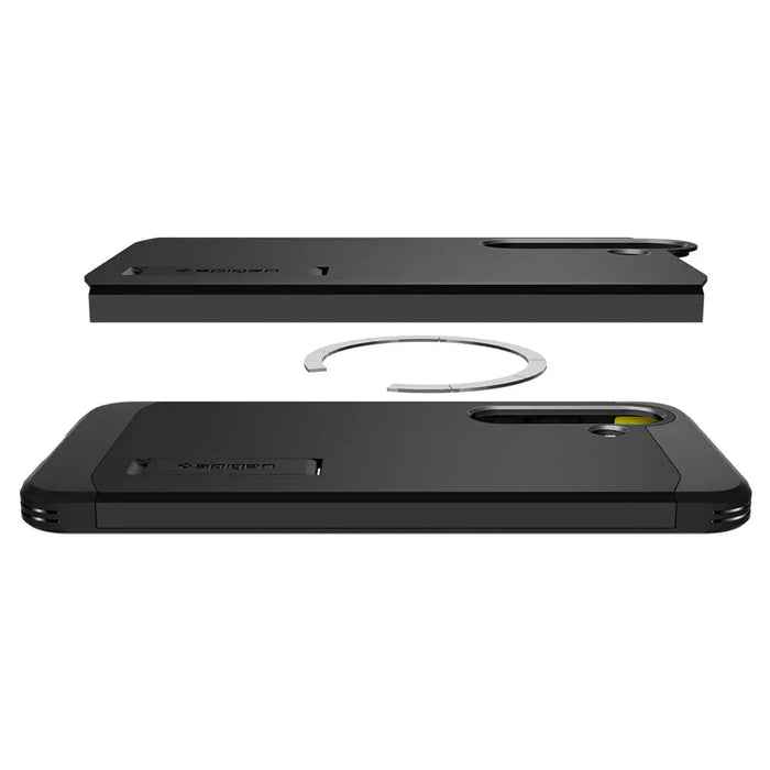 Spigen Tough Armor MagSafe case for Samsung Galaxy S25 - black - Cell phone cases and covers<<<HurtelXML
