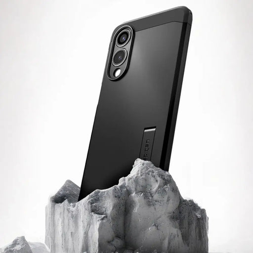 Spigen Tough Armor MagSafe case for Samsung Galaxy S25 Edge - black - Cell phone cases and covers<<<HurtelXML