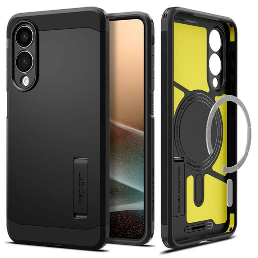 Spigen Tough Armor MagSafe case for Samsung Galaxy S25 Edge - black - Cell phone cases and covers<<<HurtelXML
