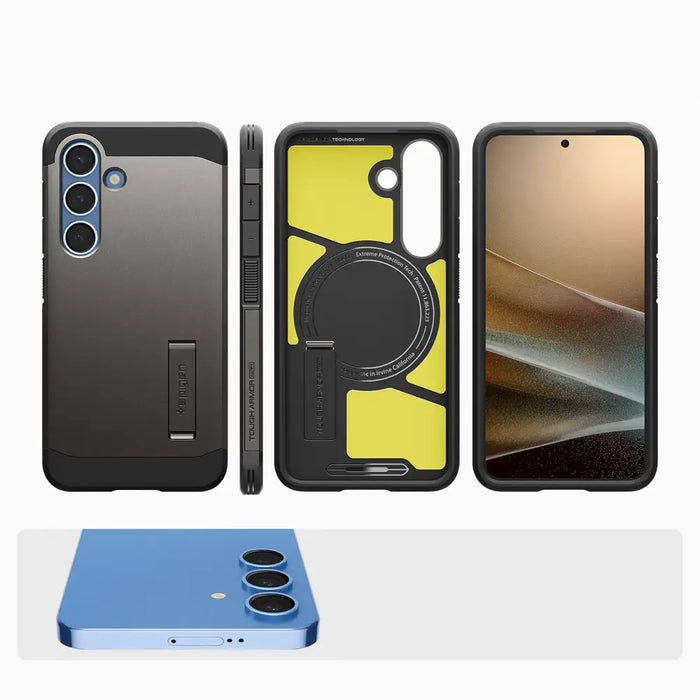 Spigen Tough Armor MagSafe Case for Samsung Galaxy S25+ - Gray - Cell phone cases and covers<<<HurtelXML