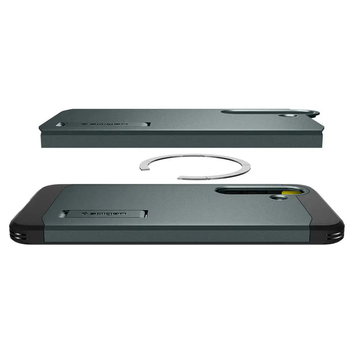 Spigen Tough Armor MagSafe Case for Samsung Galaxy S25+ - Green - Cell phone cases and covers<<<HurtelXML