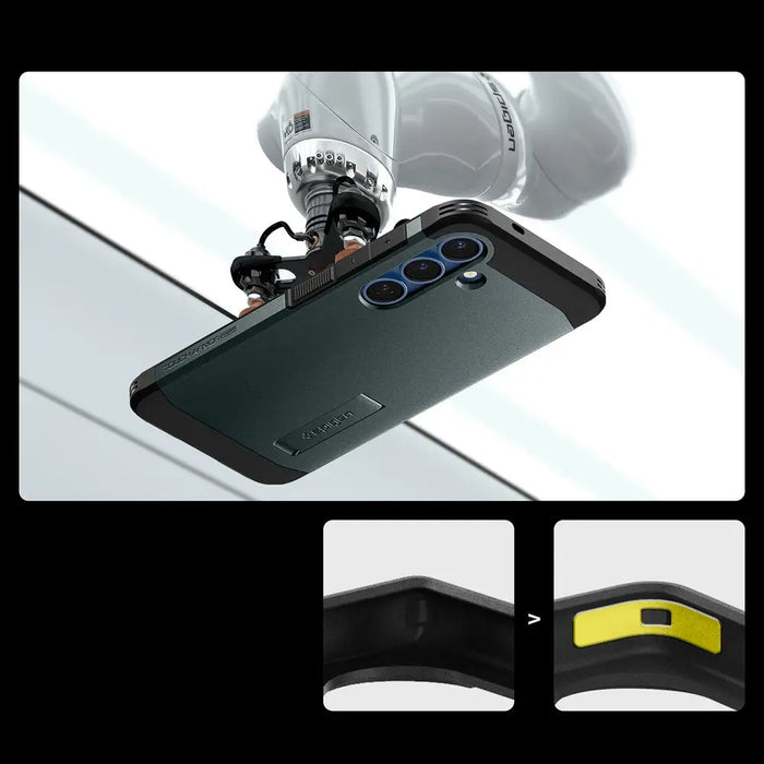 Spigen Tough Armor MagSafe Case for Samsung Galaxy S25+ - Green - Cell phone cases and covers<<<HurtelXML