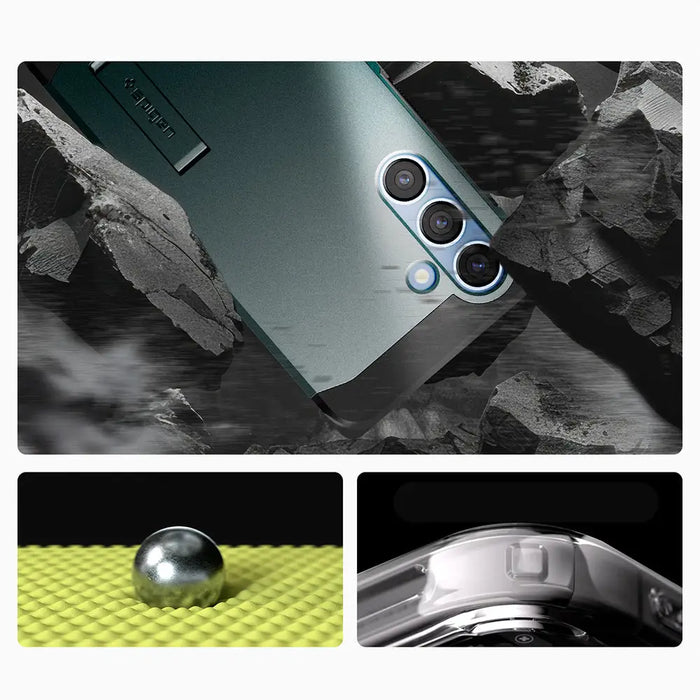 Spigen Tough Armor MagSafe Case for Samsung Galaxy S25+ - Green - Cell phone cases and covers<<<HurtelXML