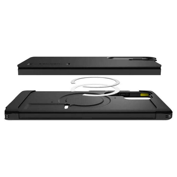 Spigen Tough Armor MagSafe Case for Samsung Galaxy S25 Ultra - Black - Cell phone cases and covers<<<HurtelXML