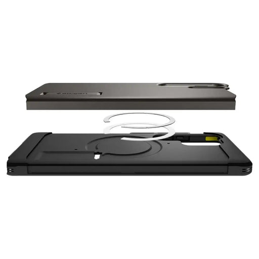 Spigen Tough Armor MagSafe Case for Samsung Galaxy S25 Ultra - Gray - Cell phone cases and covers<<<HurtelXML