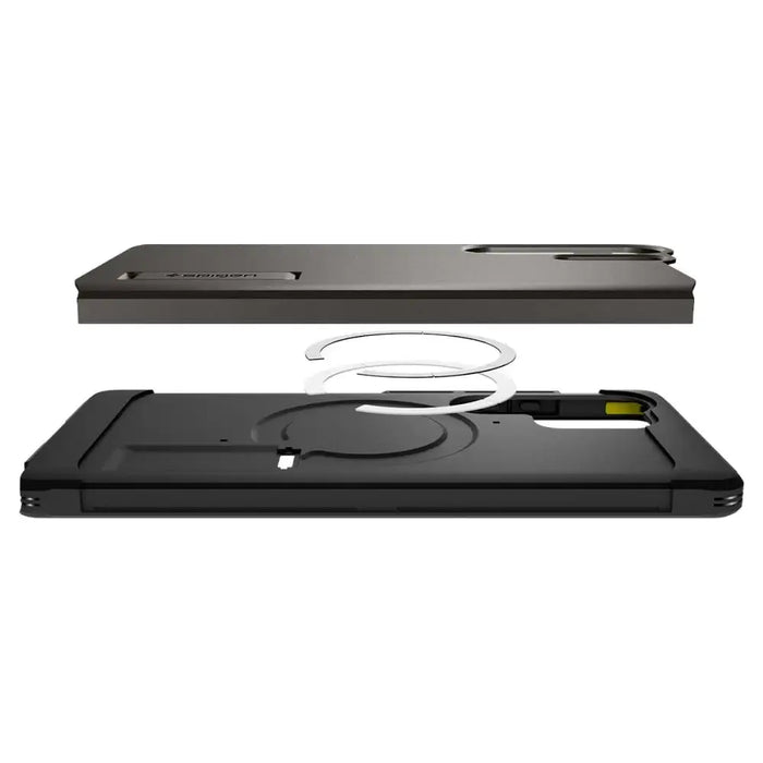 Spigen Tough Armor MagSafe Case for Samsung Galaxy S25 Ultra - Gray - Cell phone cases and covers<<<HurtelXML