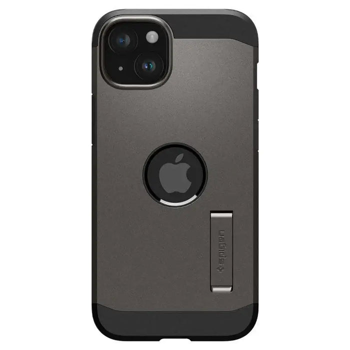 Spigen Tough Armor MagSafe Case with Stand for iPhone 15 Plus - Metallic Gray - Cell phone cases and covers<<<HurtelXML