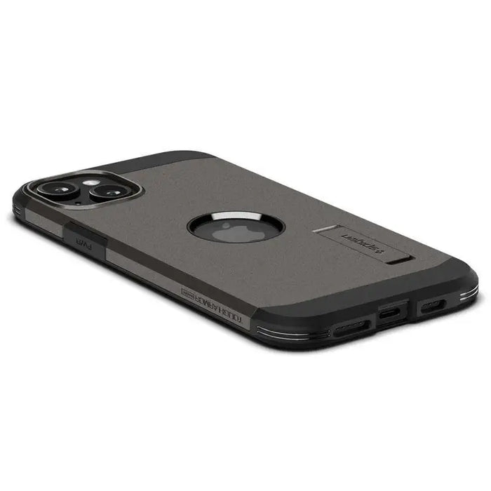 Spigen Tough Armor MagSafe Case with Stand for iPhone 15 Plus - Metallic Gray - Cell phone cases and covers<<<HurtelXML