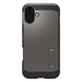 Spigen Tough Armor MagSafe case with stand for iPhone 16 - gunmetal - Cell phone cases and covers<<<HurtelXML