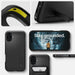 Spigen Tough Armor MagSafe Case with Stand for iPhone 16 Plus - Black - Cell phone cases and covers<<<HurtelXML