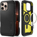 Spigen Tough Armor MagSafe Case with Stand for iPhone 16 Pro - Black - Cell phone cases and covers<<<HurtelXML