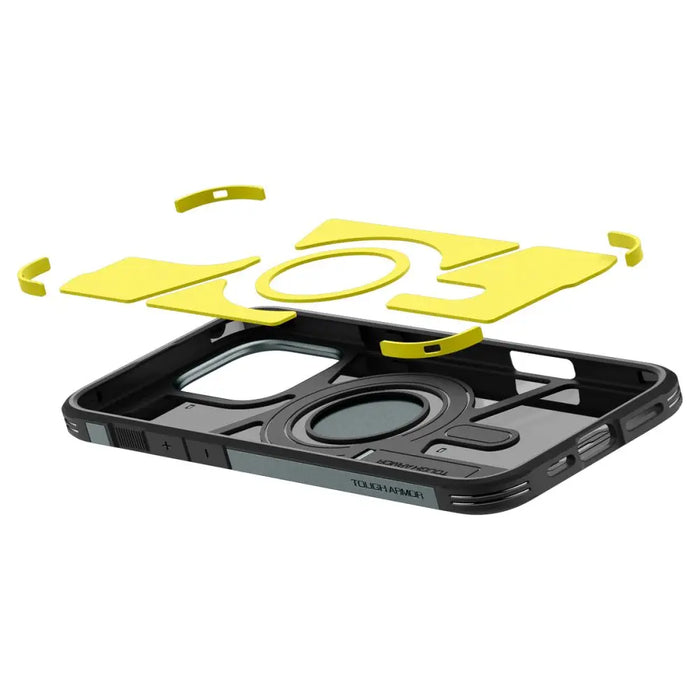 Spigen Tough Armor MagSafe Case with Stand for iPhone 16 Pro - Green - Cell phone cases and covers<<<HurtelXML