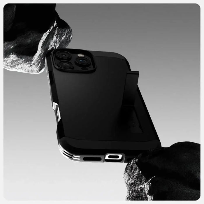 Spigen Tough Armor MagSafe Case with Stand for iPhone 16 Pro Max - Black - Cell phone cases and covers<<<HurtelXML