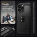 Spigen Tough Armor MagSafe iPhone 15 Pro Max Case - Black - Cell phone cases and covers<<<HurtelXML
