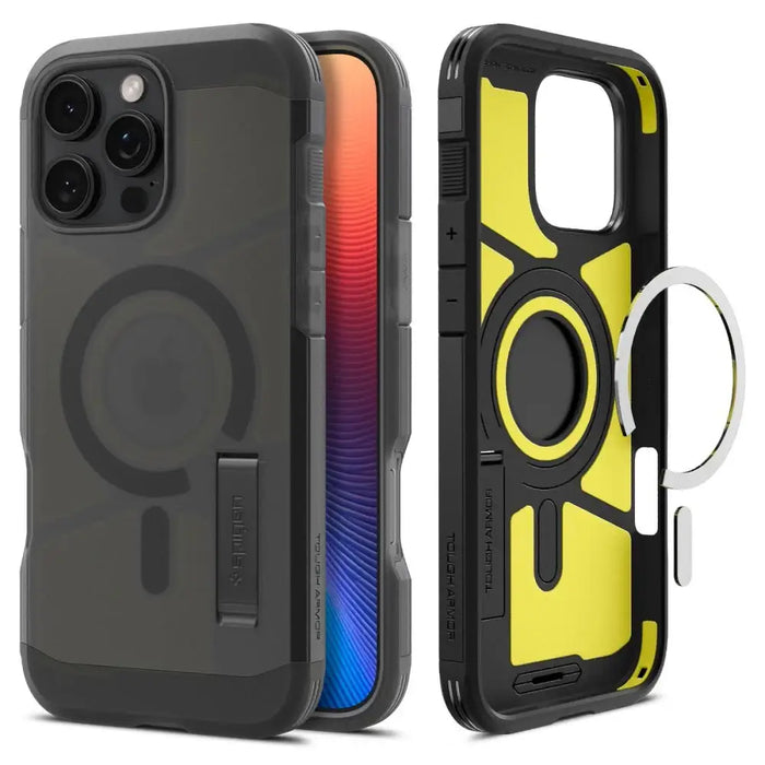 Spigen Tough Armor MagSafe iPhone 16 Pro Max Case - Black - Cell phone cases and covers<<<HurtelXML