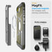 Spigen Tough Armor MagSafe iPhone 16e Case - Clear Gray - Cell phone cases and covers<<<HurtelXML