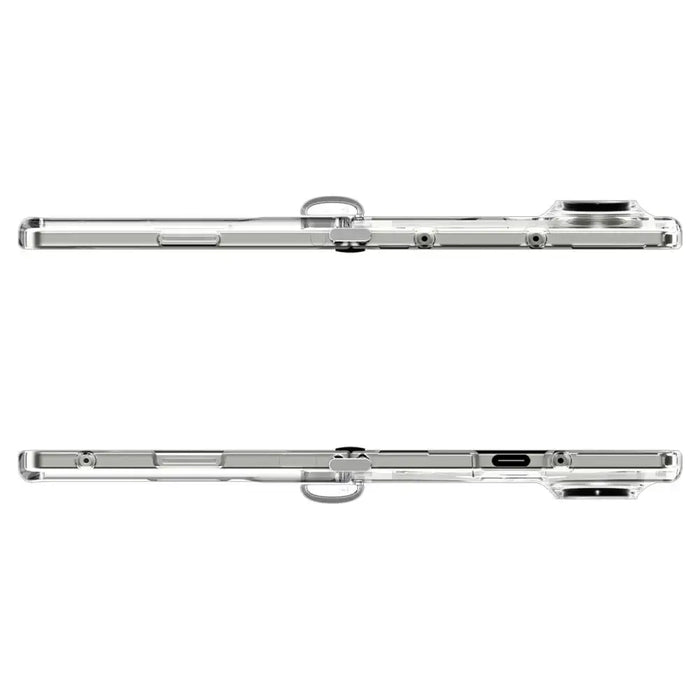 Spigen Tough Armor Pro Mag MagSafe Case for Samsung Galaxy Z Fold 7 - Clear and White - Cell phone cases